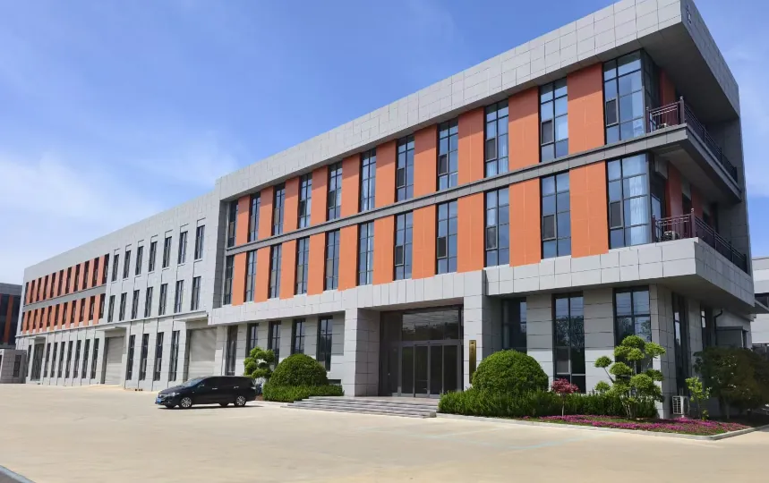 Exterior of HONGYUN garment factory in Weifang, Shandong, China